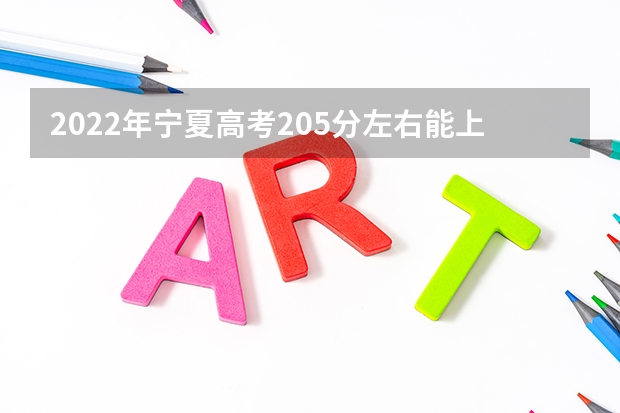 2022年宁夏高考205分左右能上什么样的大学