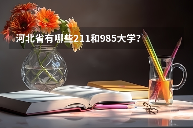 河北省有哪些211和985大学？