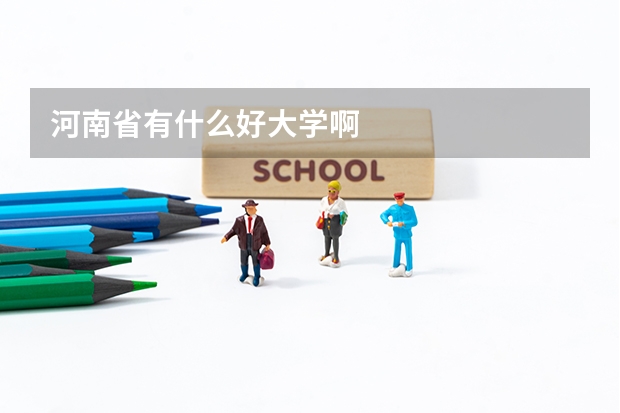 河南省有什么好大学啊