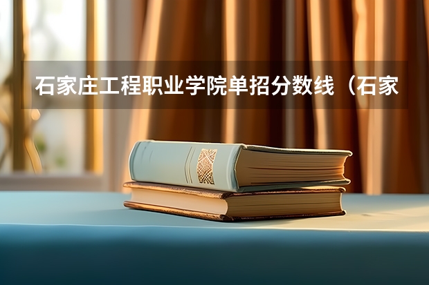 石家庄工程职业学院单招分数线（石家庄理工职业学院录取线单招）