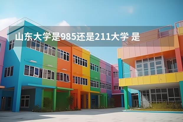 山东大学是985还是211大学 是双一流吗