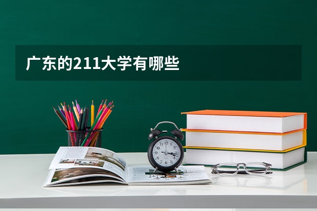 广东的211大学有哪些