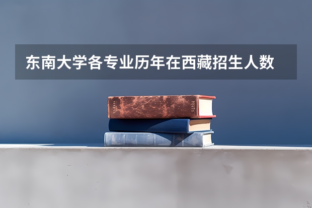 东南大学各专业历年在西藏招生人数 学费怎么样