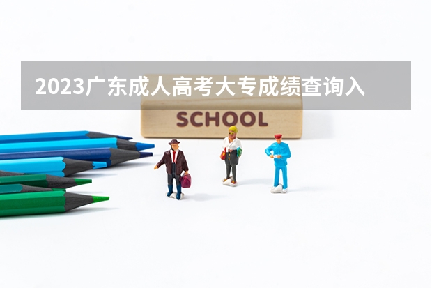 2023广东成人高考大专成绩查询入口在哪 网址是什么？