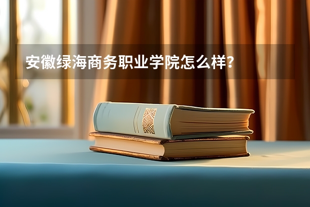 安徽绿海商务职业学院怎么样？