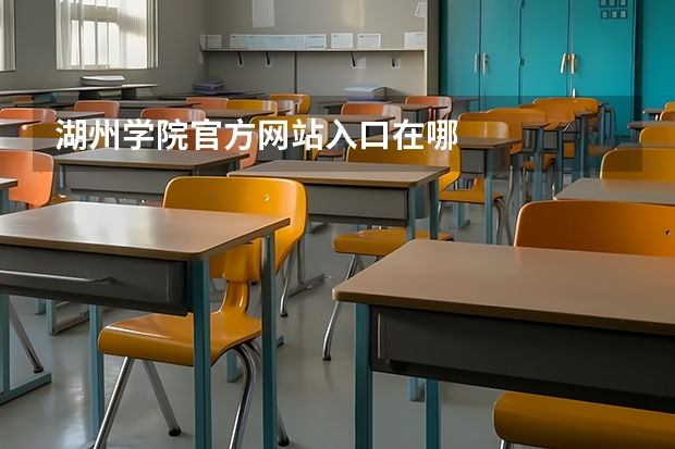 湖州学院官方网站入口在哪