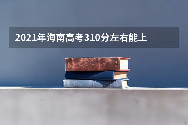 2021年海南高考310分左右能上什么样的大学