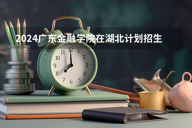 2024广东金融学院在湖北计划招生多少人